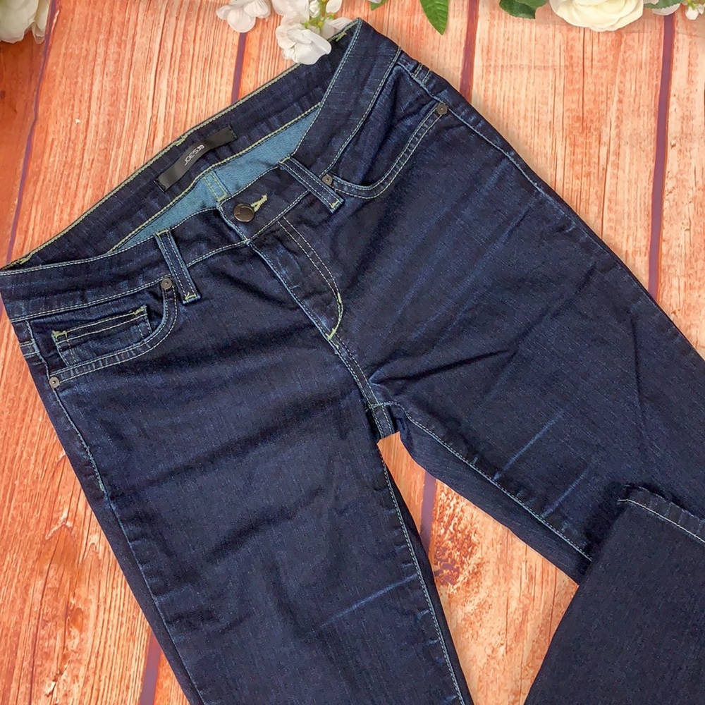 Joes "Gina" Slim Fit Mini Boot Dark Wash Jeans J88 - Picture 4 of 8